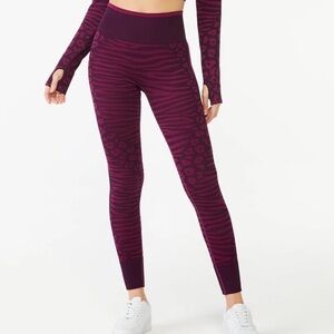 Sofia Active by Sofia Vergara Seamless Animal Leggings NWT